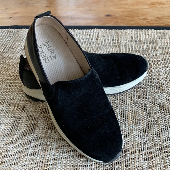 Naturalizer Suede & Leather Comfort Walking Shoes - Picture 7 of 9